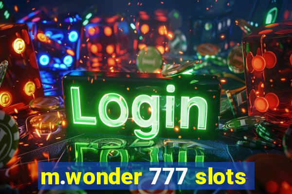 m.wonder 777 slots